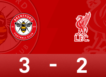 Relatório do jogo da Premier League: Thiago chuta, Liverpool 2-3 Brentford, 4 derrotas consecutivas na liga