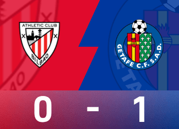 Relatório do jogo da La Liga: Mayoral vence com um golpe, Getafe venceu Bibao por 1-0