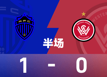 Intervalo da Super League australiana: Randall marcou de fora, Auckland temporariamente 1-0 Western Sydney Wanderers