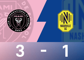 Relatório da partida profissional dos EUA: Messi dobra, gols de Allende, Miami International 3-1 Nashville
