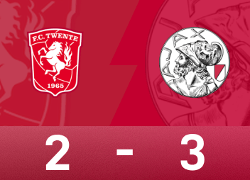 Relatório do jogo da Eredivisie: Goetz passa e chuta, Verhorst marca, Ajax derrota o Twente por 3-2