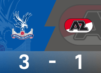 Relatório do jogo da UEFA Champions League: Sarr dobra, Matta perde um ponto, Crystal Palace 3-1 Alkmaar