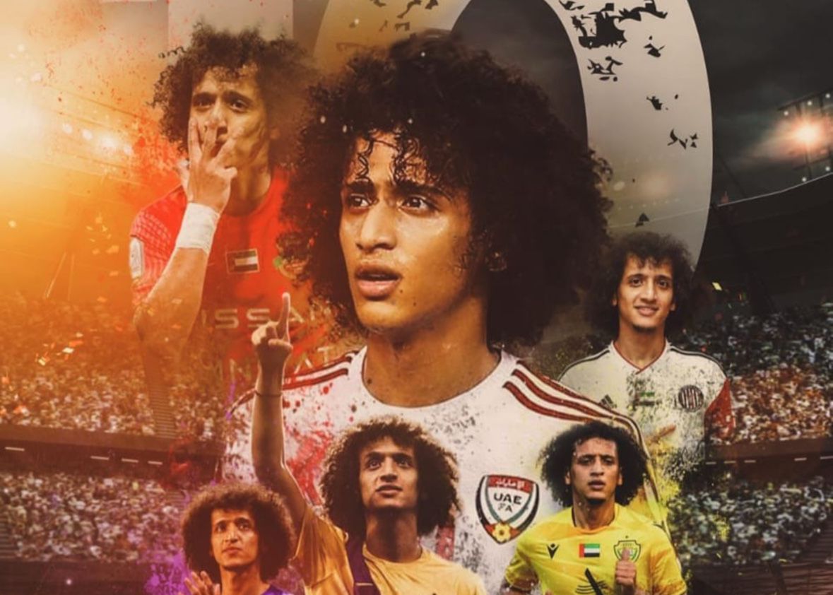 A estrela dos Emirados Árabes Unidos, Omar, de 