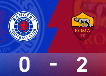Relatório do jogo da Liga Europa: Sule e Pellegrini marcaram, Rangers 0-2 Roma