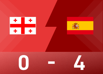 Antevisão da Guerra Mundial Europeia: Oyazábal dobra, Espanha 4-0 Geórgia basicamente garante a qualificação