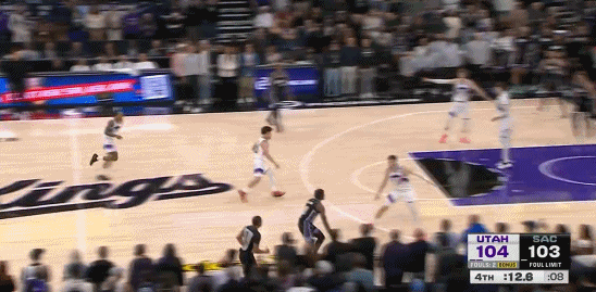 Sasquatch acerta a bandeja da vitória, Keonte George dá o arremesso final e os Kings vencem o Jazz por 1 ponto