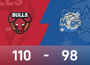 Relatório de batalha da NBA: Banqueiro 24 + 10 salvador difícil, Bulls venceu Magic 110-98