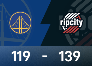 Relatório do jogo da NBA: Yang Hansen 2 pontos, 1 rebote e 2 bloqueios, Trail Blazers 139-119 Warriors