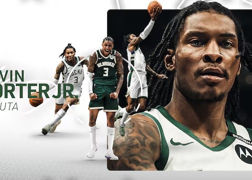 Oficial do Bucks: Kevin Porter Jr. passou por uma cirurgia de menisco no joelho direito e deve perder 4 semanas