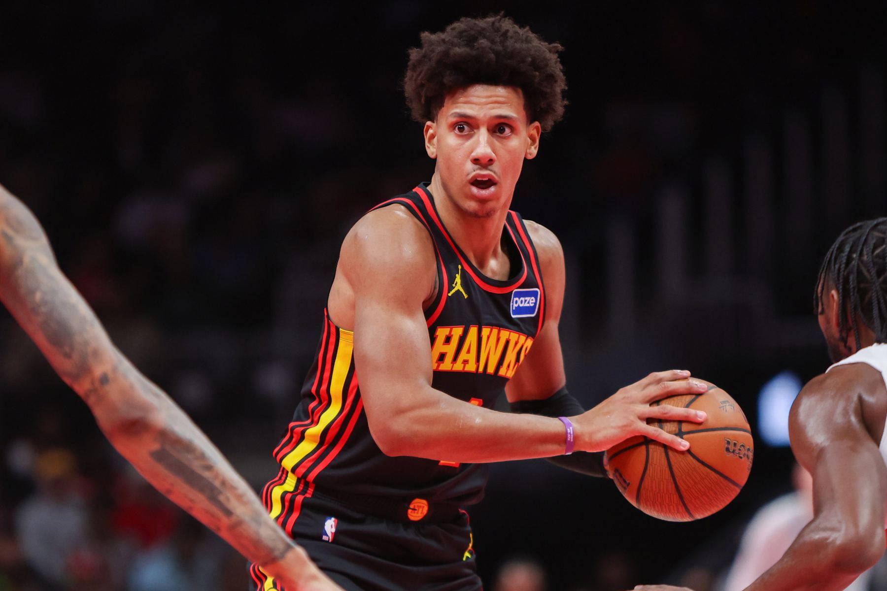 Eficiente e versátil! Jaylen Johnson marcou 18 pontos em 7 de 8 arremessos, 5 rebotes e 5 assistências.