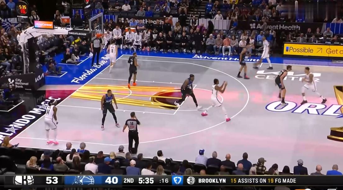 Três jogadores do Magic marcaram dois dígitos no intervalo e Wagner Jr. marcou 12 pontos para ajudar o time a diminuir a diferença de pontos.