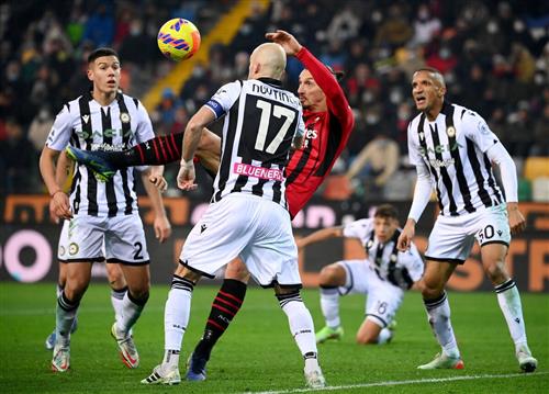 Udinese x AC Milan